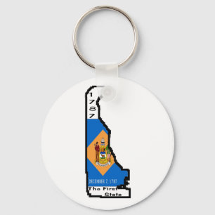 Delaware Keychain Nyckelring
