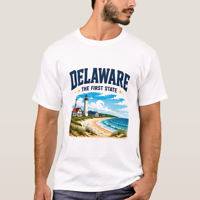Delaware Kustescape Resa T Shirt (Framsida)