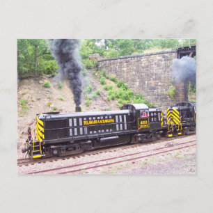 Delaware Lackawant Railroad Company Alco RS-3s Vykort