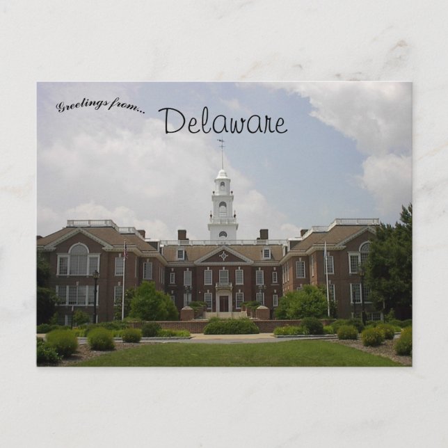 Delaware Legislative Hall Dover Delaware Vykort (Framsida)