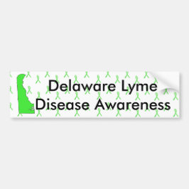 Delaware Lyme Disease Medvetenhet Bumperdekal Bildekal