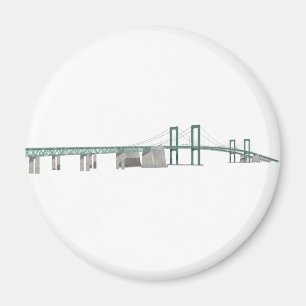 Delaware Memorial Bridge: 3D-modell: Magnet