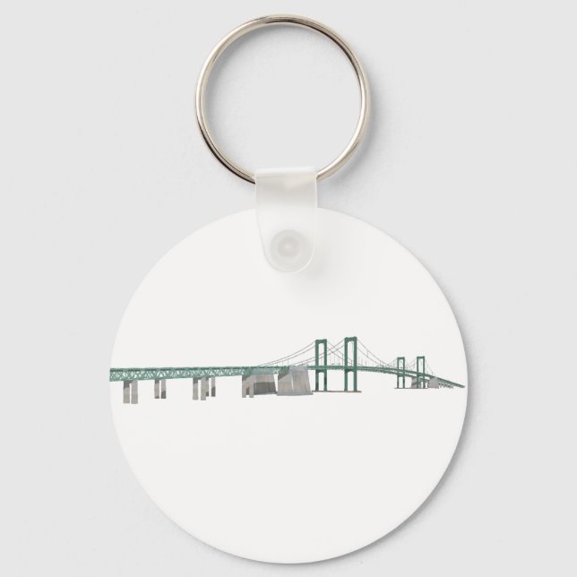 Delaware Memorial Bridge: 3D-modell: Nyckelring (Framsida)