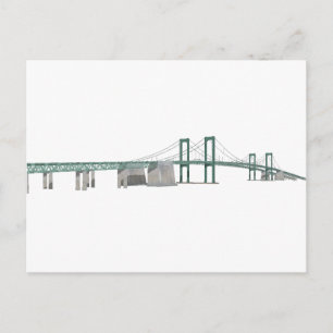 Delaware Memorial Bridge: 3D-modell: Vykort
