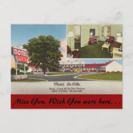 Delaware, Motel DeVille Vykort