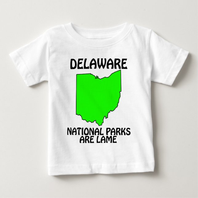 Delaware - Nationella Parker Är Klena T Shirt (Framsida)