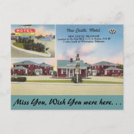 Delaware, New Castle Motel Vykort