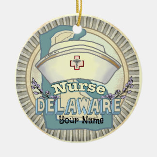 Delaware Nurse Julgransprydnad Keramik