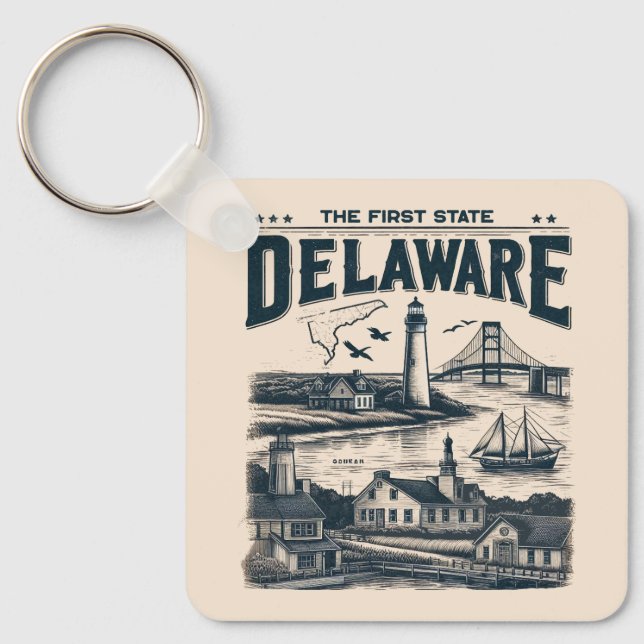 Delaware Nyckelring (Framsida)