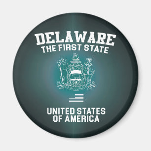 Delaware of the First State Magnet