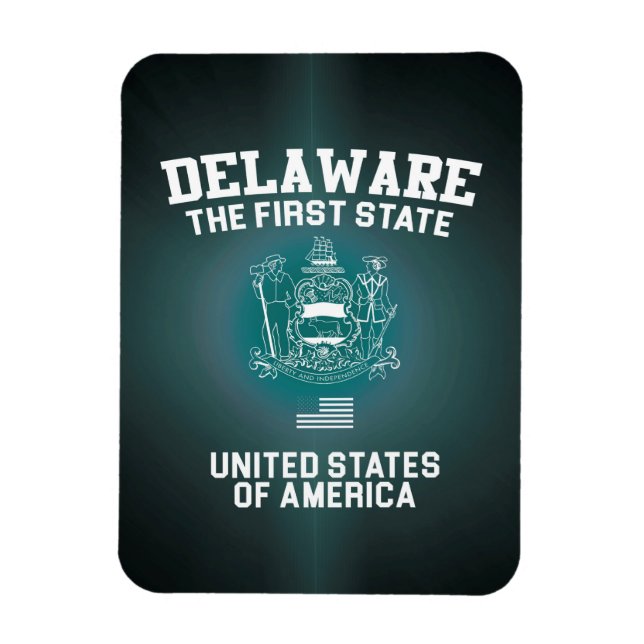 Delaware of the First State Magnet (Vertikal)