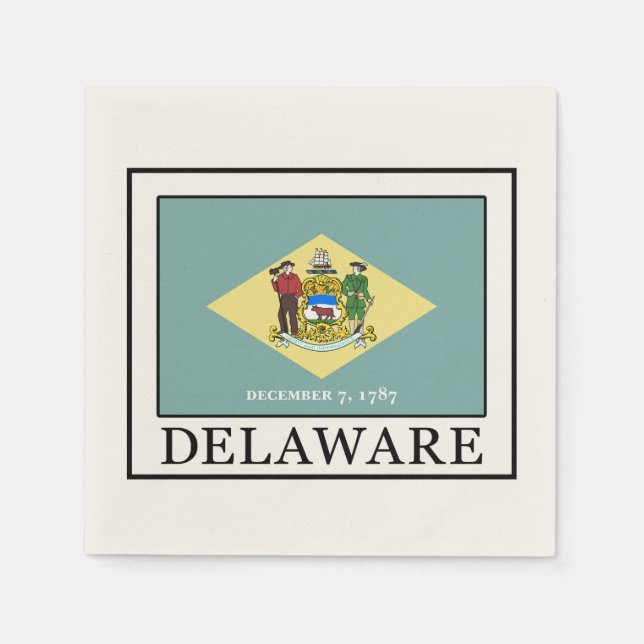 Delaware Pappersservett (Framsidan)