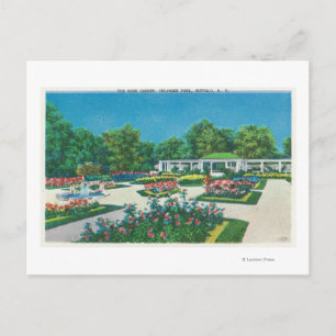 Delaware Park Ro Garden View Vykort