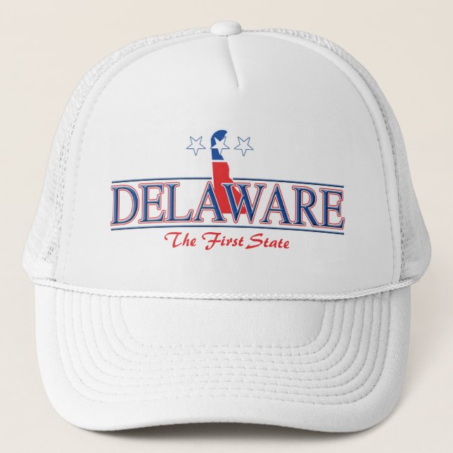 Delaware patriotisk hatt keps (Framsida)