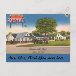 Delaware, Pleasant Backe Motel Vykort