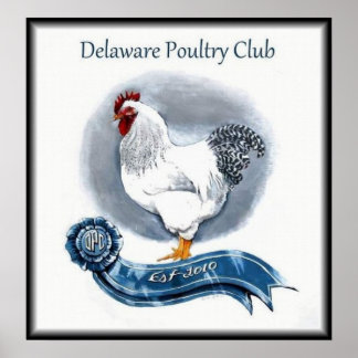 Delaware Poultry-Klubben Poster