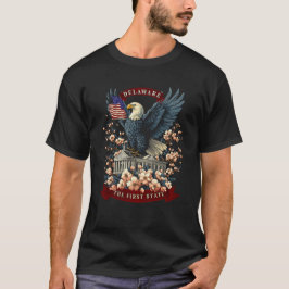 Delaware Pride Eagle Design T Shirt