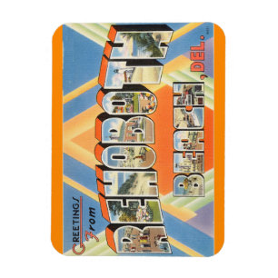 Delaware Rehoboth strandmagnet Magnet