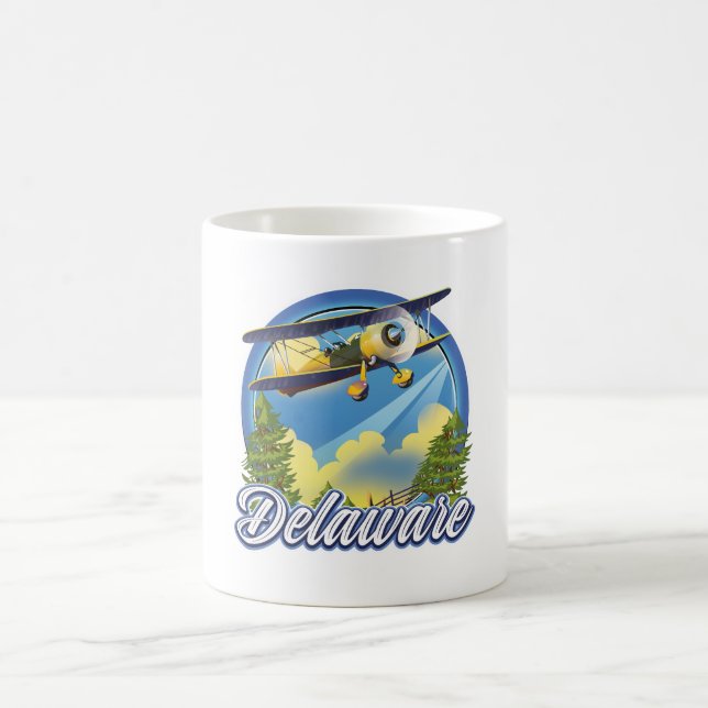 Delaware reslogotyp kaffemugg (Center)