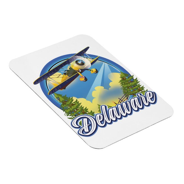 Delaware reslogotyp magnet (Högersidan)