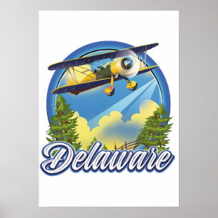 Delaware reslogotyp poster
