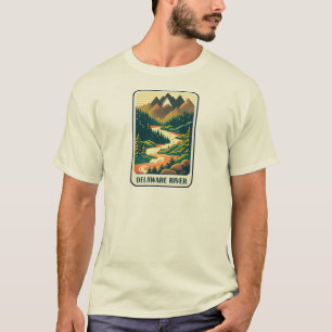 Delaware River Färg T Shirt