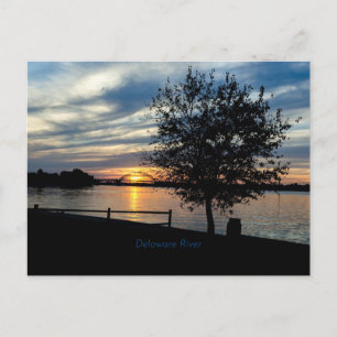 Delaware River, scenbild, fotografi Vykort