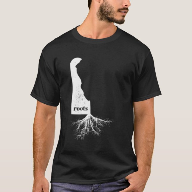Delaware S Roots State Kärlek T Shirt (Framsida)