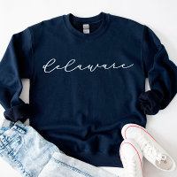 Delaware Script State Women's Sweatshirt