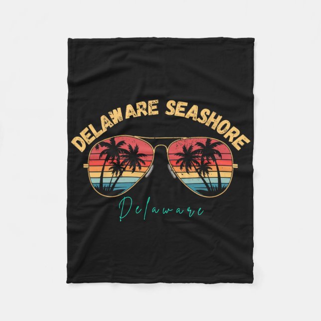 Delaware Seashore Delaware Souvenir Surfboard  Fleecefilt (Framsidan)