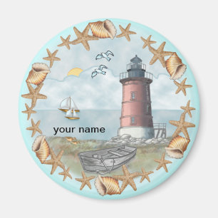 Delaware Snäckas Lighthoumagnet Magnet