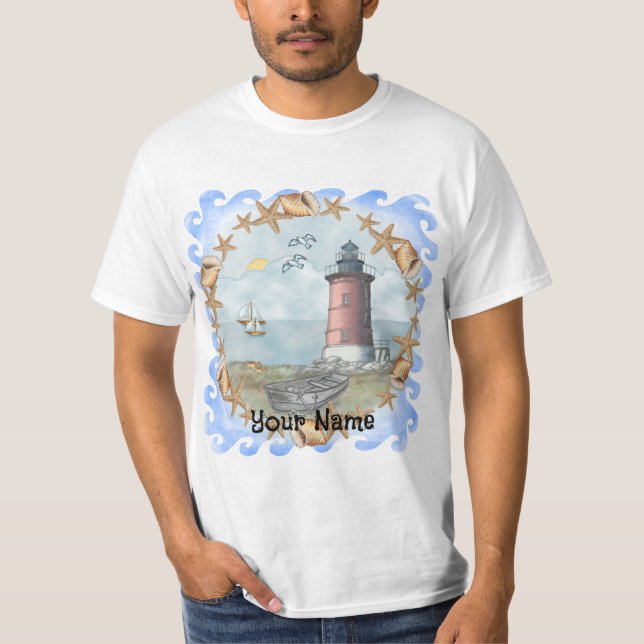 Delaware Snäckors Lighthouse t-shirt (Framsida)