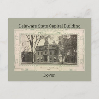 Delaware State Capital Byggnad Postcard (1908) Vykort