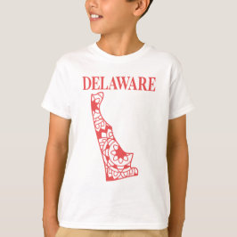 Delaware state mandala karta, Made in Delaware T Shirt