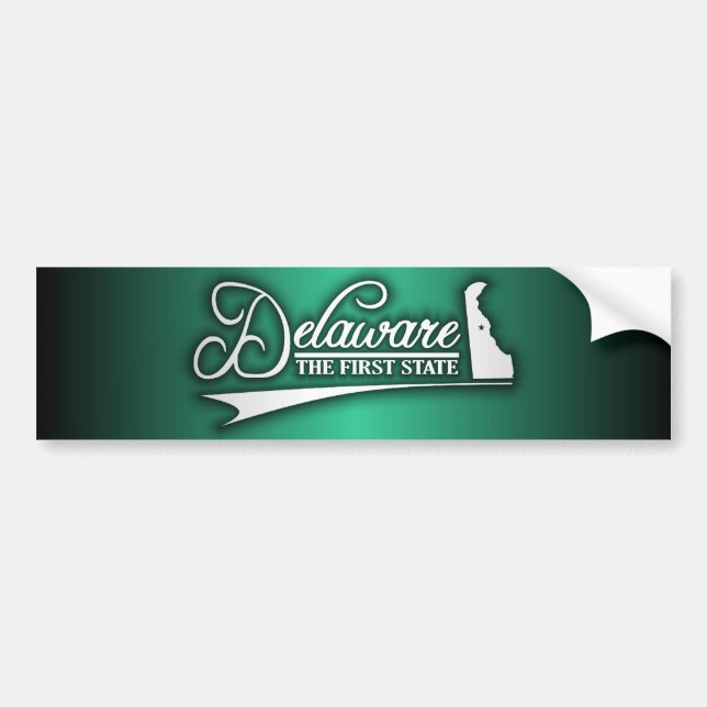 Delaware State of Mine Bildekal (Framsidan)