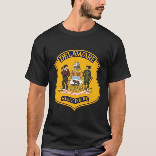 Delaware State Police T Shirt (Framsida)