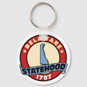 Delaware Statehood Gifts and Tees Nyckelring