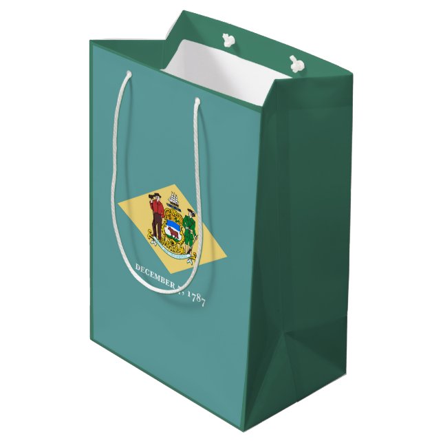 Delaware Statlig flagga Design (Baksidan Vinklad)