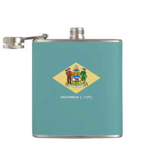 Delaware Statlig flagga Design Fickplunta