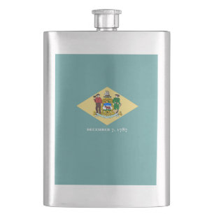 Delaware Statlig flagga Design Fickplunta