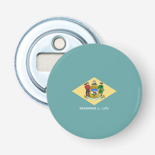 Delaware Statlig flagga Design Flasköppnare