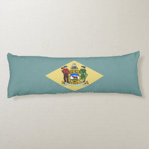 Delaware Statlig flagga Kroppskudde