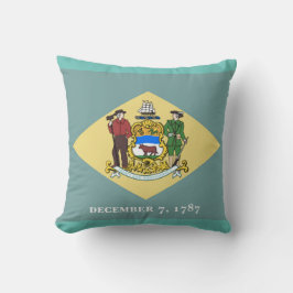 Delaware Statlig flagga Kudde