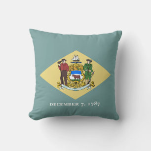 Delaware Statlig flagga Kudde