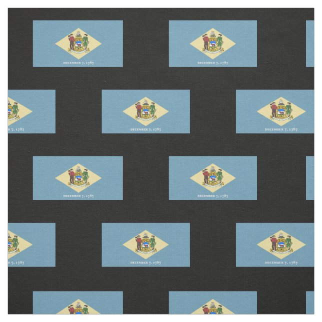 Delaware Statlig flagga Tyg (Provkarta)