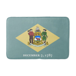 Delaware statsflagga badrumsmatta