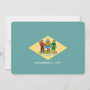 Delaware Statsflagga Design