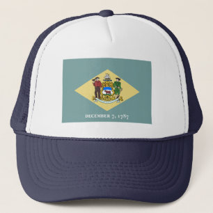 Delaware statsflagga keps