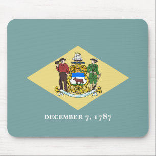 Delaware statsflagga musmatta