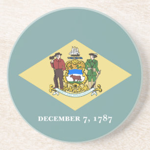 Delaware statsflagga underlägg